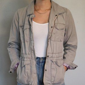 Old Navy | Tan Cargo Utility Jacket | 025